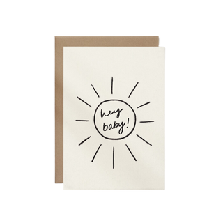 Hey Baby Greeting Card