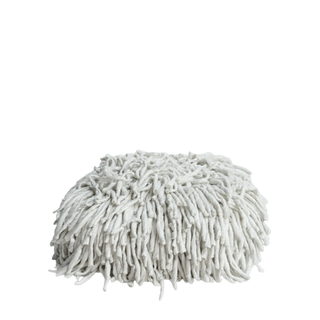 Abigail Ahern Shaggy Ovis Pouffe - Natural