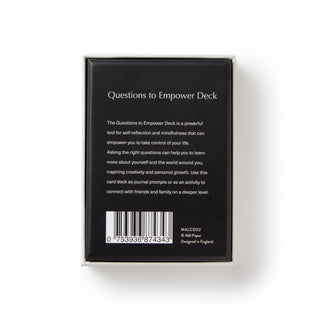 Questions to Empower Card Deck